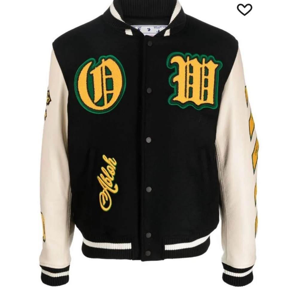 off white varsity jacket brand new with tags retail is $3300 plus tax